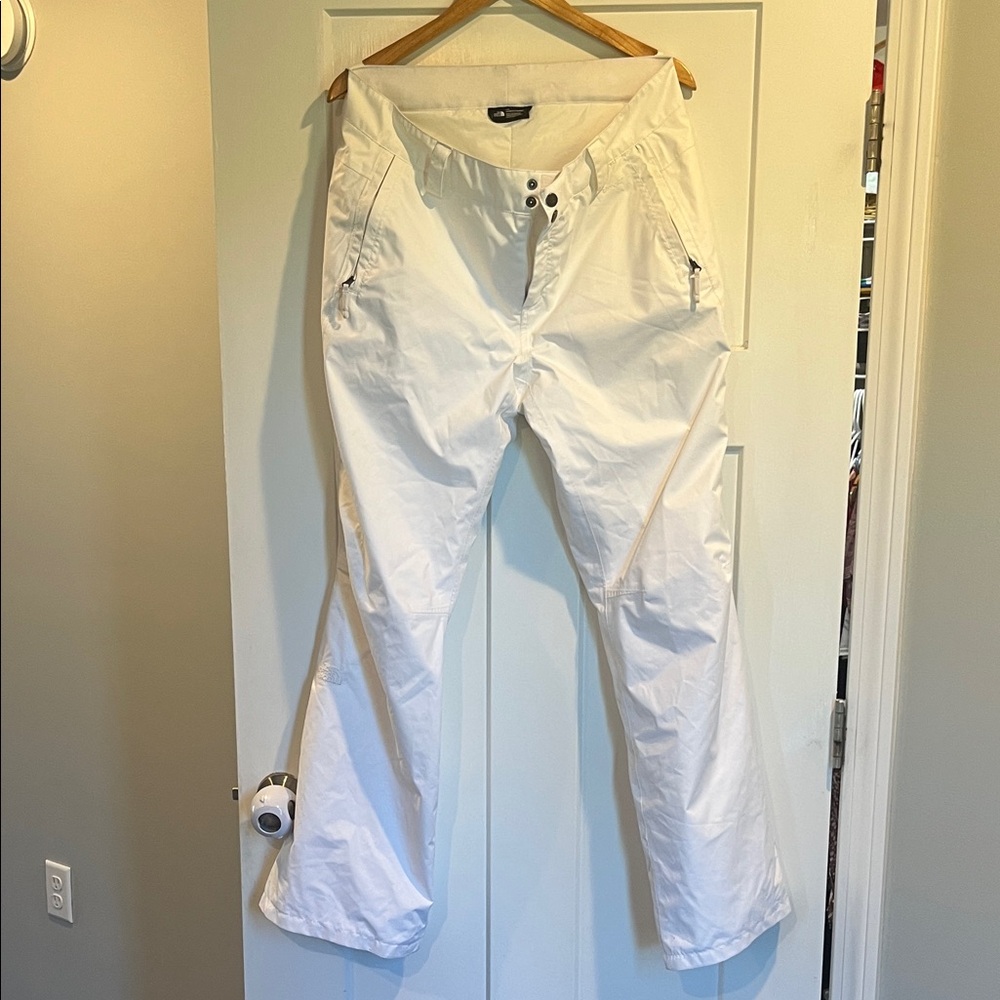 White North Face Snow Pants